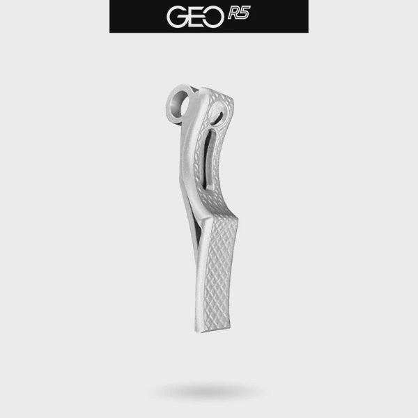 Infamous GEO R5 HAPTIC Deuce Trigger - TYPE R (FITS GEO R5, CS3, CS2) - Silver