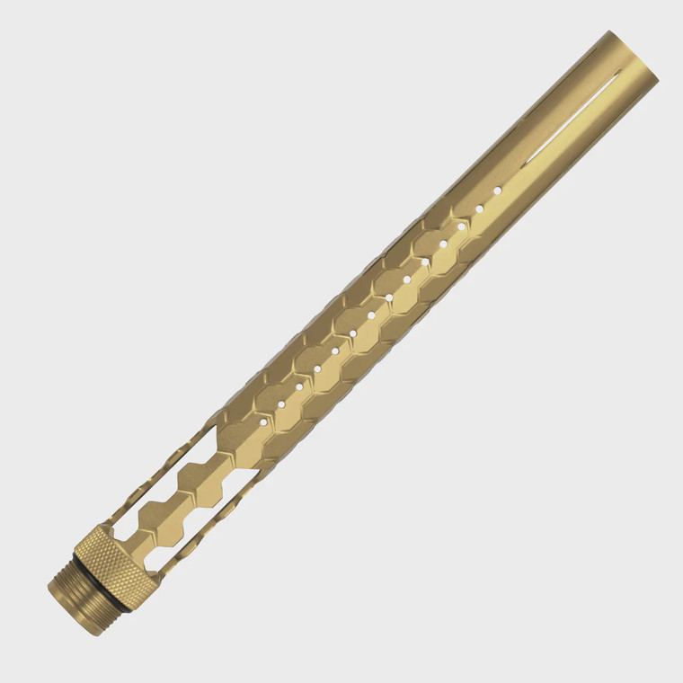HK Hex PWR Paintball Barrel Tip - Gold