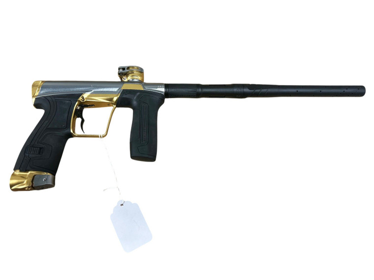 Used Planet Eclipse CS2 Pro Paintball Marker w/ P.E. Soft Case - Grey/Gold