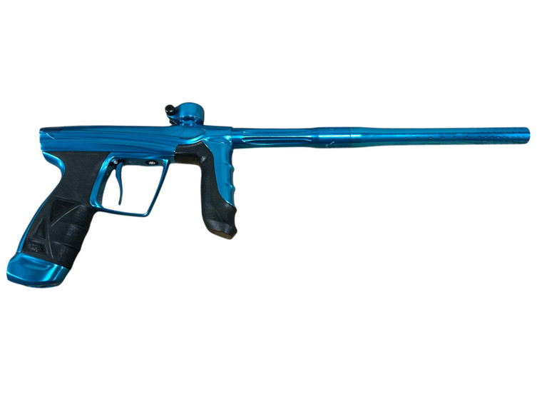 Used DLX Luxe Aire Paintball Marker w/ Case - Polished Blue