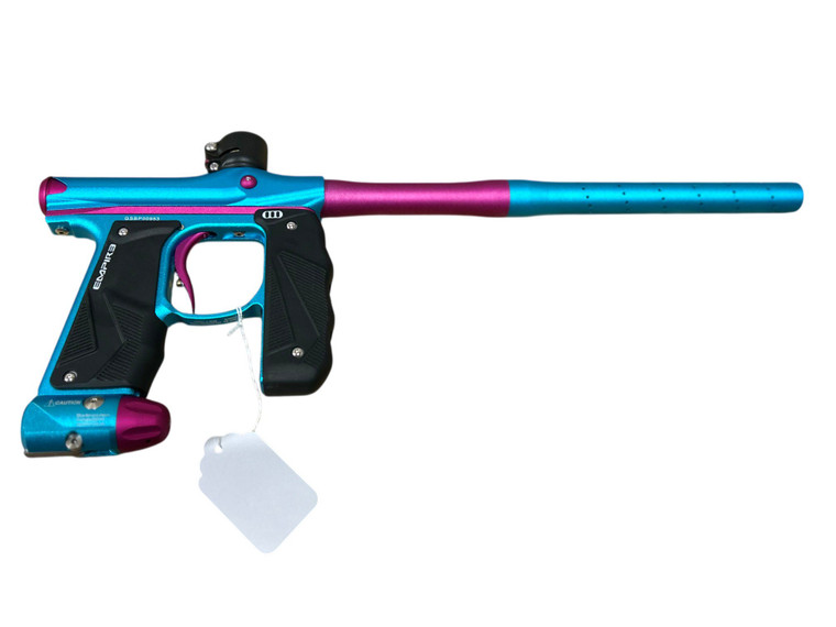 Used Empire Mini GS Paintball Marker w/ Box - Teal/Pink