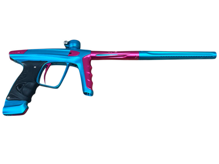 Used DLX Luxe X Paintball Marker w/ Case - Teal/Pink