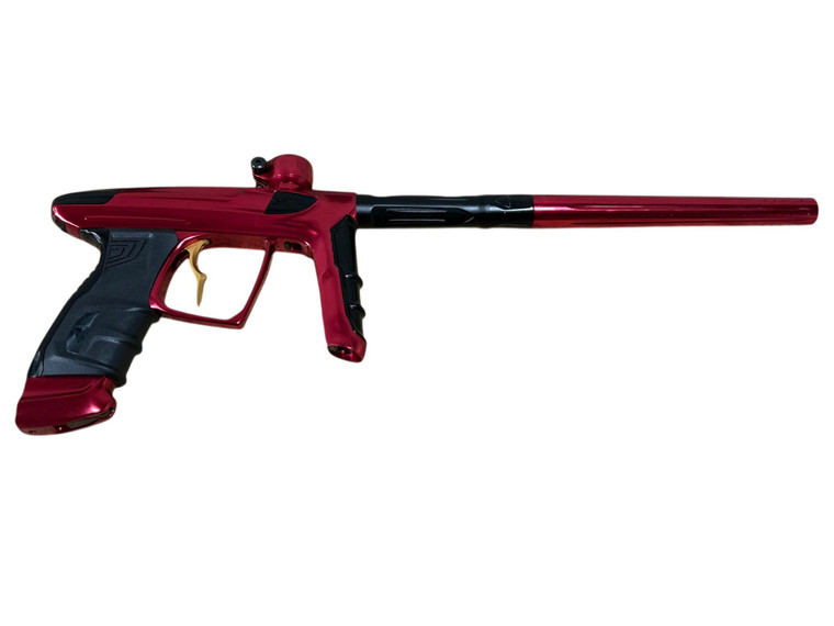 Used DLX Luxe IDOL Paintball Marker w/ Case - Red/Black