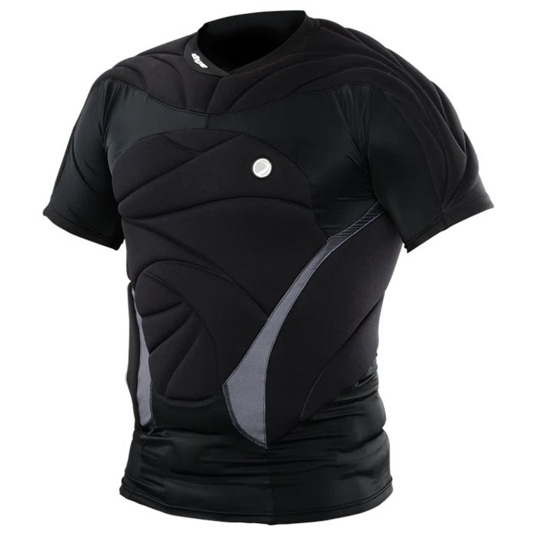 Dye Paintball Performance Padded Top Bounce Vest - Black Grey - Large / XL