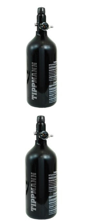 Lot of 2 - Tippmann Basic 48 ci / 3000 PSI High Pressure Air HPA Paintball Tank