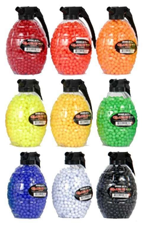 UKARMS 1500 Count .12 Gram Airsoft BBs With Quickload Grenade Container