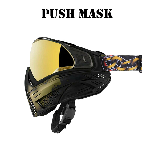 CRBN Zero Pro Paintball Mask, Fade Blood