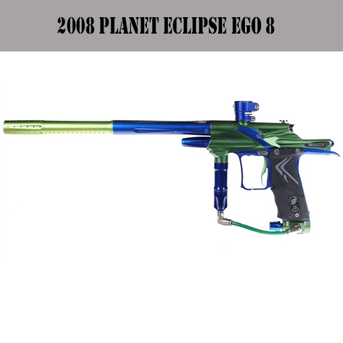 Used Planet Eclipse LV1.6 Paintball Gun - Black w/ Tan & White