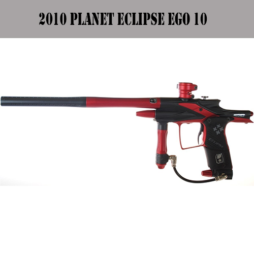 Used Planet Eclipse Ego LV1.1 Paintball Marker Gun with Case - Red / Black