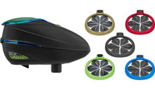 Roller Quad Chargeur (loader) Paintball Dye Rotor R2 - Neuf - Dign Carbone/feu - Emballage D'origine Accsoire Paintball Rapide