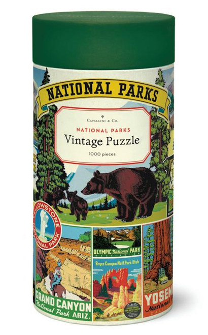 Cavallini & Co - 1000 Piece Puzzle - Vintage National Parks