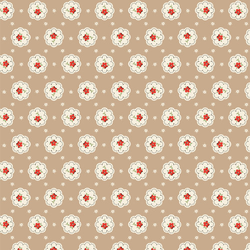 Poppie Cotton - My Favorite Things Bake Sale Brown - Sold by 1/2 yard