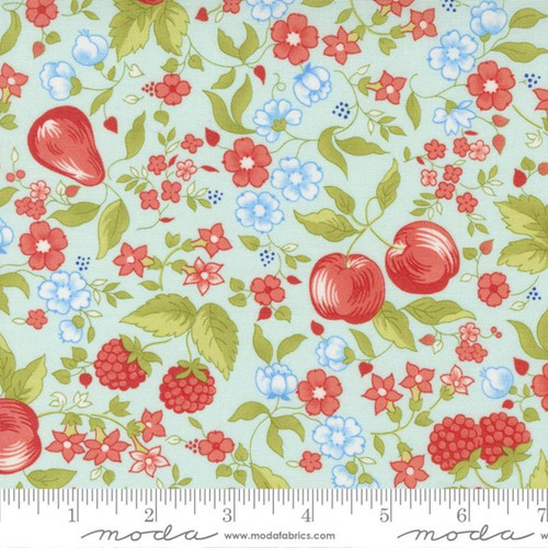 Moda Fabric - Fig Tree Fruit Cocktail - Lakeside  20461-14 - Sold by 1/2 Yard Increments, Cut Continuously