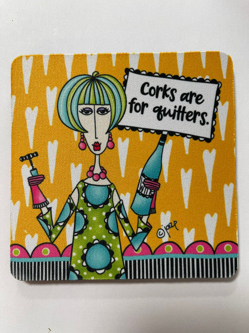 Dolly Mama's by Joey Drink Coaster - Corks Are For Quitters