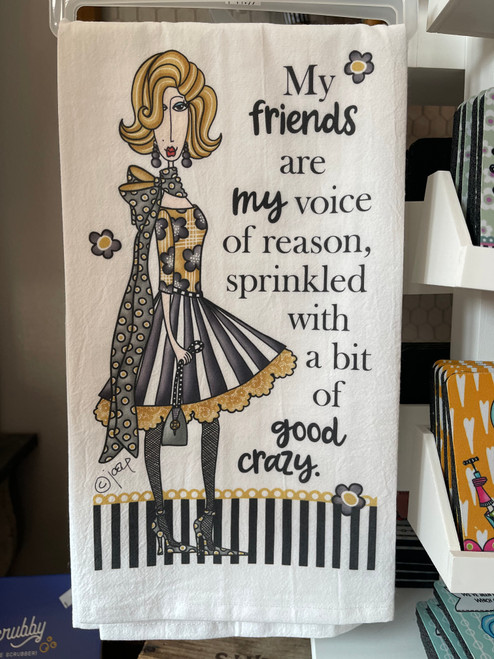 Dolly Mama's by Joey Flour Sack Towel - My Friends Are My Voice