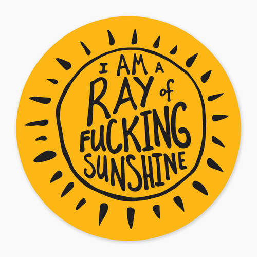 Nice Enough Stickers - Ray Of Sunshine