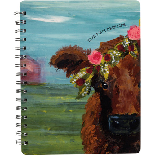 Primitives by Kathy Spiral Notebook - Live Your Best Life