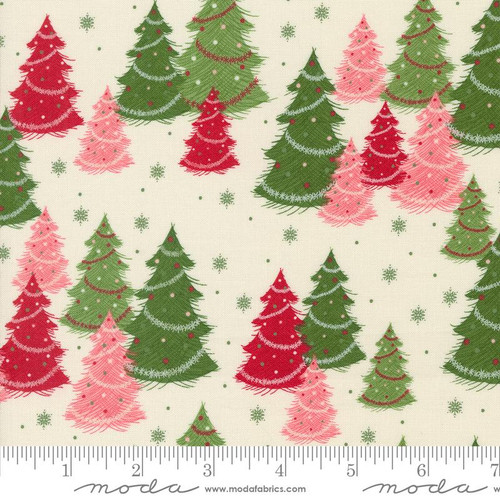 Moda Fabric - Once Upon Christmas Snow - Evergreen Novelty Christnas Tree