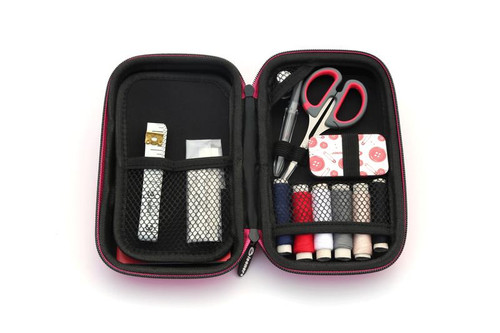 Gleener Quick Fix Sewing Kit - Raspberry/White 1