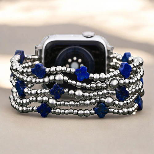 Cape Diablo - Lapis Divine Cross Stretch Apple Watch Strap (AWSSDivine) Cape Diablo - Lapis Divine Cross Stretch Apple Watch Strap (AWSSDivine)