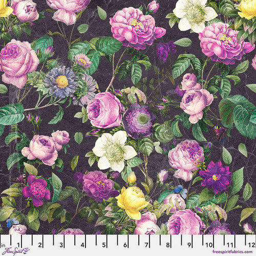 Tim Holtz Palette | Palette Purple | Purple Flower Shop | Sold by The 1/2 Yard