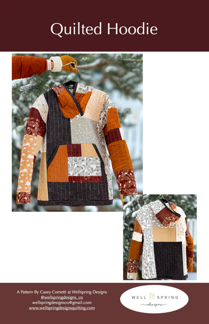 Wellsprings Designs by Casey Cometti - Quilted Hoodie (quiltedhoodie)
