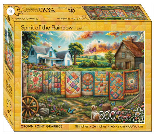 Crown Point Graphics - 500 Piece Puzzle - Spirit of the Rainbow