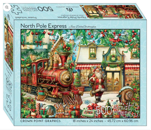 Crown Point Graphics - 500 Piece Puzzle - North Pole Express