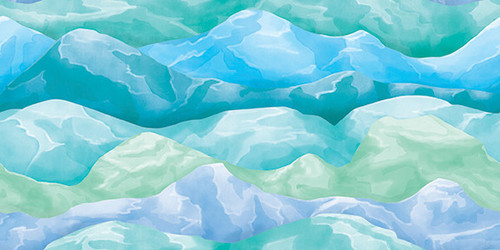 Riley Blake Designs - 2026 Washington Shop Hop Fabric - Multi Mountains Print