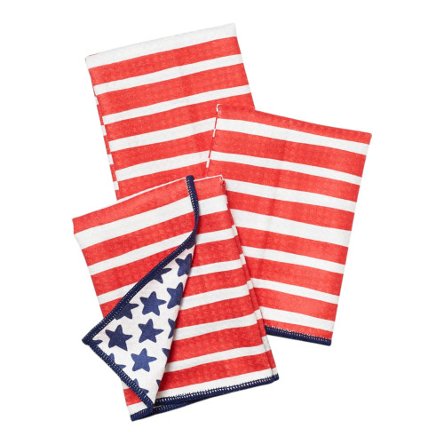 Once Again Home - Mighty Mini Towel (Set of 3) - USA Flag