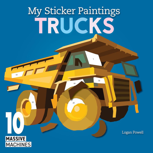 My Sticker Paintings Book - Trucks