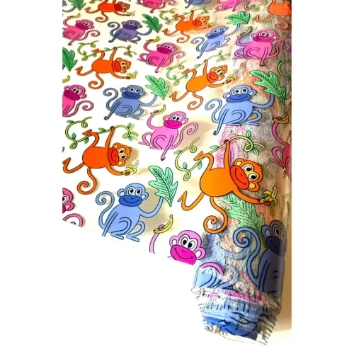 Sassafras Lane  Clear Tpu Vinyl Monkeys