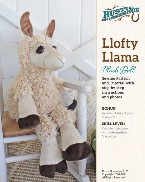 Rustic Horseshoe Pattern - Lofty Llama