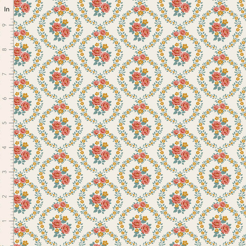 Tilda Fabrics Village Life - Marble Warm Cream - Sold by half yard