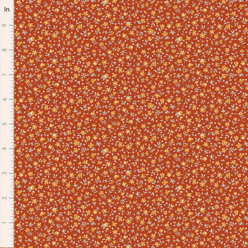 Tilda Fabrics Village Life Blender - Mae Rust - Sold by half yard