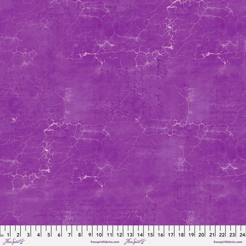 Free Spirit Fabric by Tim Holtz - Cracked Shadow Amethyst