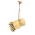 Kitchen Pot Scrubber with Bamboo Handle 1