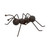 WT Collection Solid Black Metal Ant Art - 6.88 x 6.3 x 2.75 in