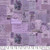 Tim Holtz Palette | Palette Purple | Purple Ephemera | Sold by The 1/2 Yard