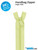 By Annie Single Slide Handbag Zipper - 24" Chartreuse