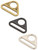 By Annie Premium Triangle Rings Nickle - 1.5" Flat