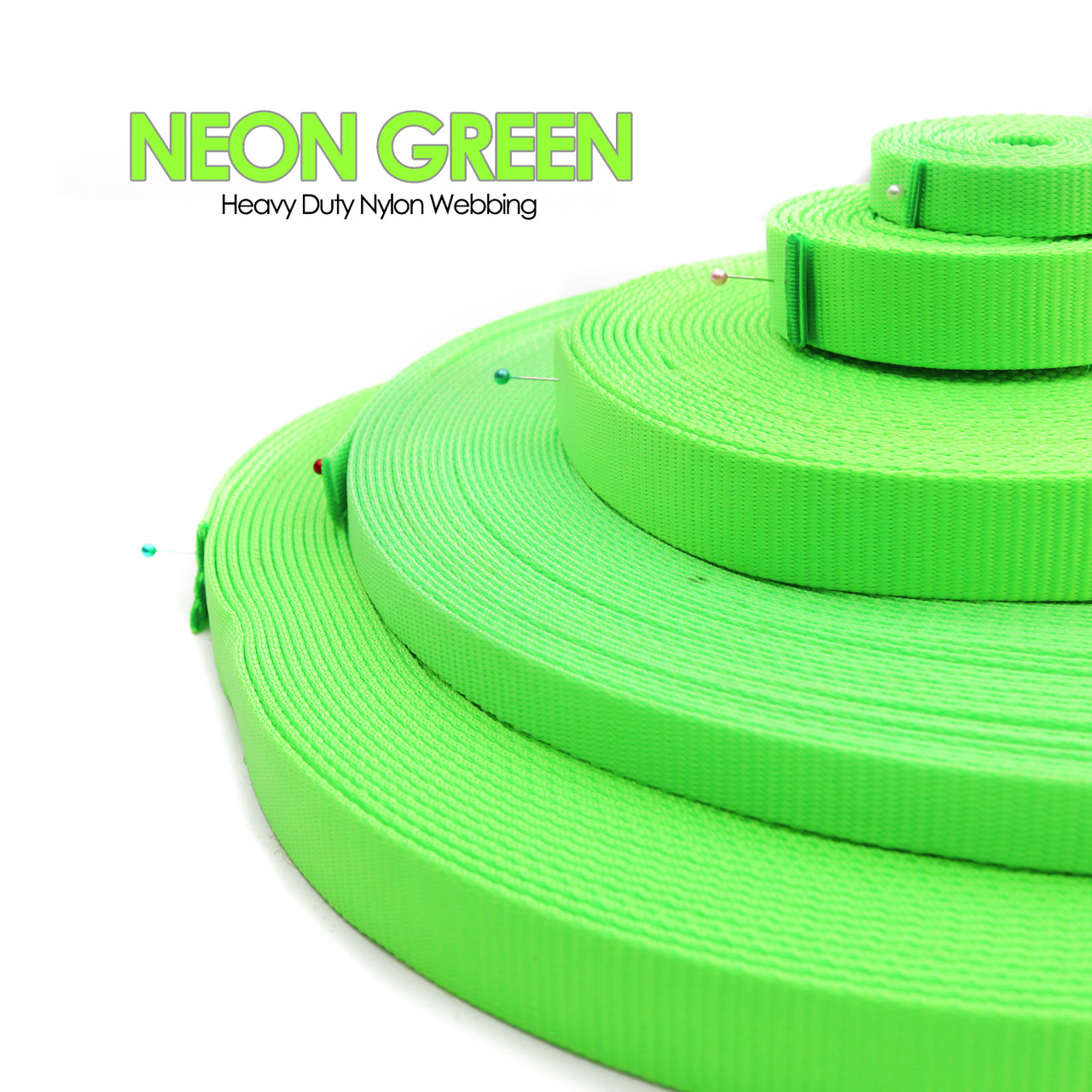 green nylon webbing