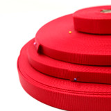 heavy duty red nylon webbing