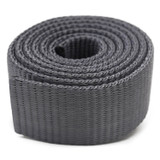 heavy duty dark grey nylon webbing