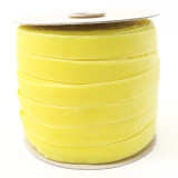 Light Yellow Velvet Ribbon Spool Such Good Supply