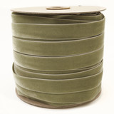 Khaki Velvet Ribbon Spool Such Good Supply