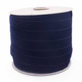 Wholesale Night Blue Velvet Ribbon Spool Such Good Supply