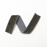 gris fonce glitter velvet ribbon detail