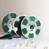 dark green double sided velvet ribbon