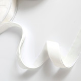 double sided white velvet ribbon